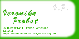 veronika probst business card